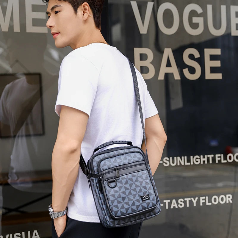 Luxury Brand Business Backpack New Men Bag High Quality Crossbody Bag Man's Handbag Shoulder Bag Multi-Functional Men Travel Bag
