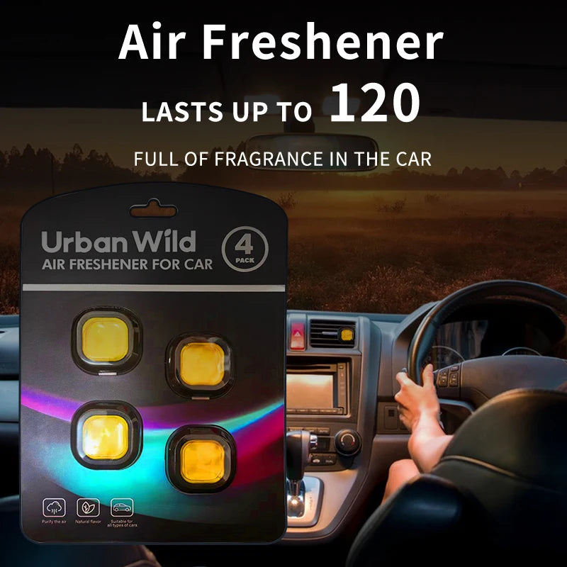 Car Air Freshener Vent Clip Long-lasting Fragrance Diffusers Odor-Fighting Car Interior Decoration Accessories