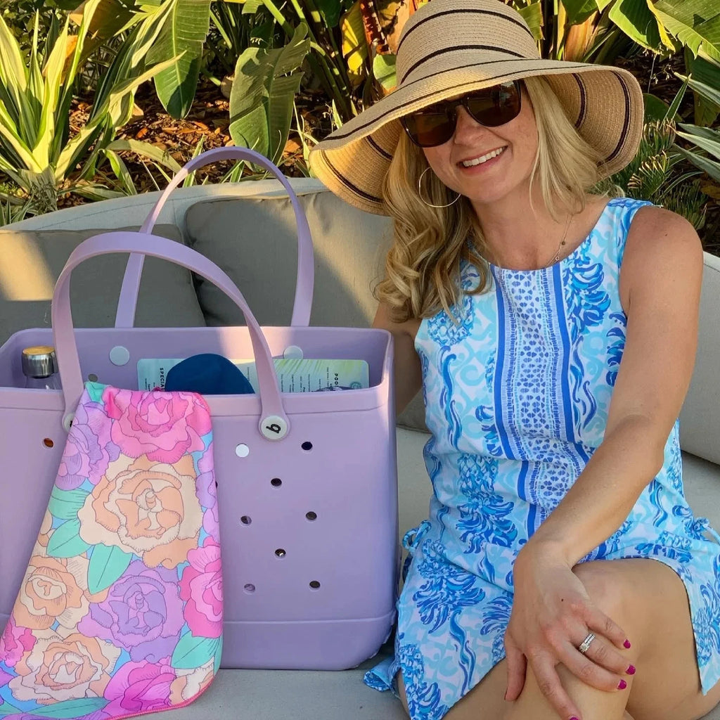 Luxury Beach Tote Bags For Women EVA Rubber M L XL Size Waterproof Travel Picnic Storage Basket Girls Shopping Handbag Bag