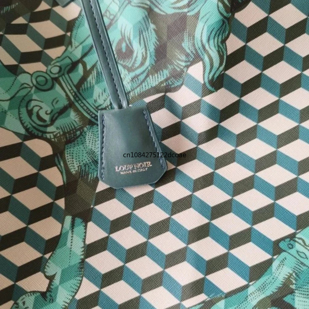 NEW LOUP NOIR Tote Bag for Women Shoulder Women Bags High Quality Famous Brands Bag Casual Totes Large Capacity Horse Noir Bag