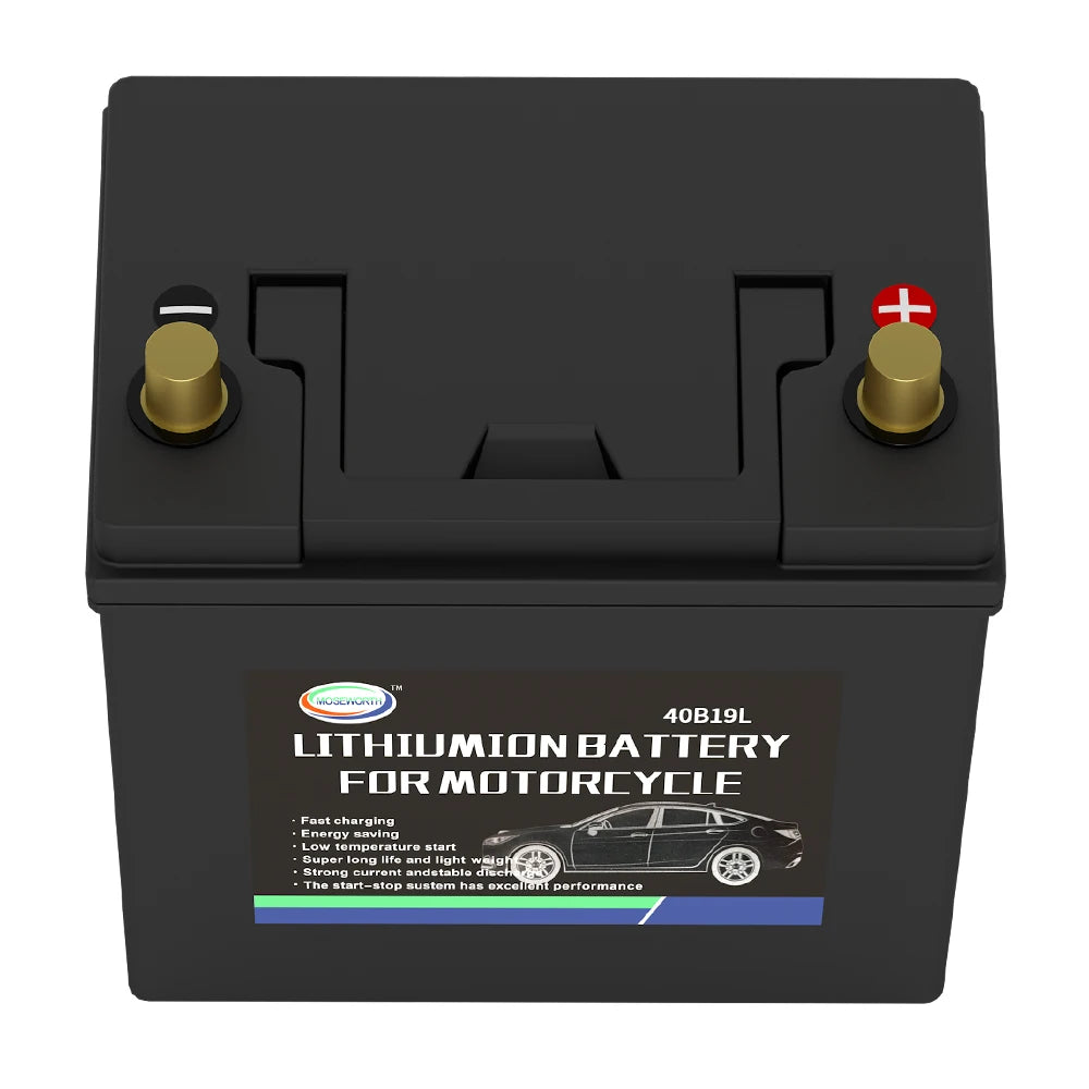 40B19 Car Battery 12.8V 20Ah CCA680 Car Starting Lifepo4 Battery Lithium Iron Phosphate Maintenance Free For Starting Automobile