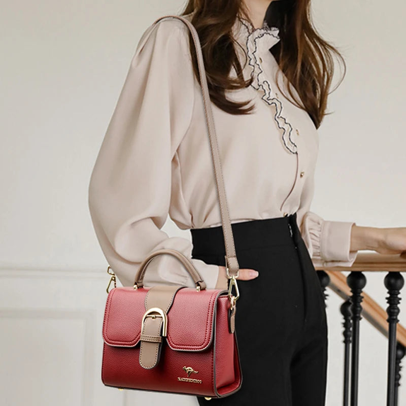 Luxury Brand 2023 Women's Simple Shoulder Bags Designer Women's Handbags Fashion Flap Crossbody Bag High Quality Vintage Handbag