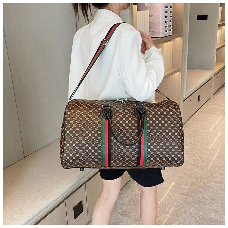 Luxury Travel Women's Bag Duffle Totes Gym Sports Fitness Business Large Capacity Casual Luggage Handbag Outdoor Weekend Bag