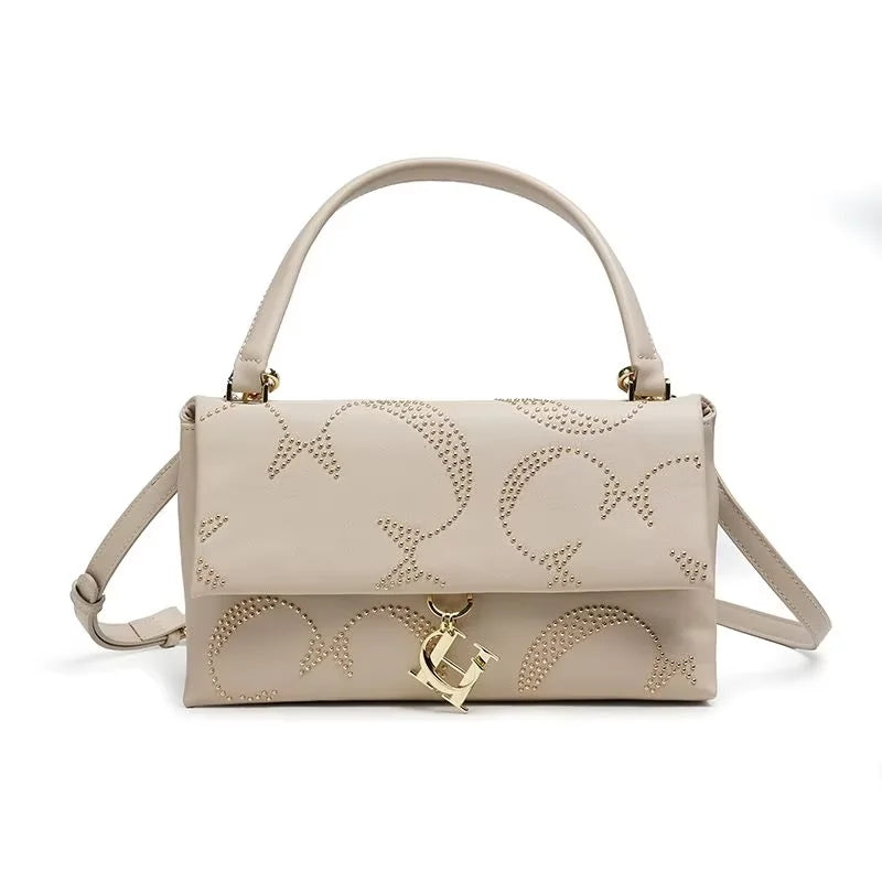 Luxury Women's Crossbody Bag Classic Gold Chain Hardware Accessories Women's Leather  Fashion Designer Women's Shoulder Bag