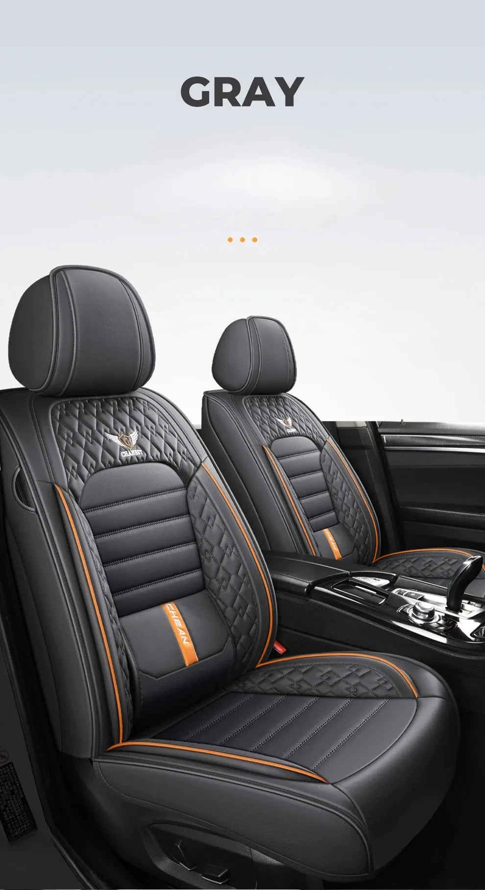 Ultra-Comfy & Durable Full-Wrap Leather Car Seat Covers – Premium Craftsmanship, All-Season, Universal Fit for Most Vehicles