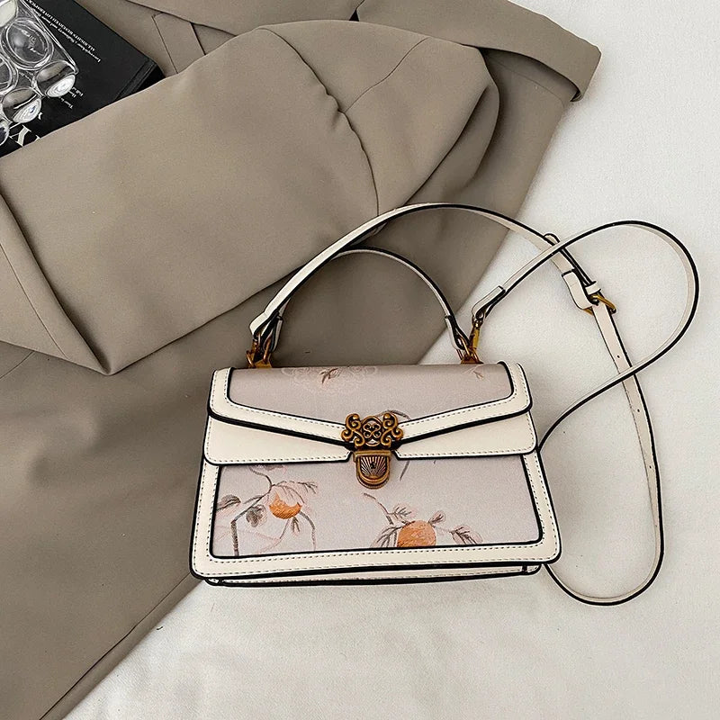 Luxury Handbags Famous Brand Women Bags Designer Lady Small Printing Crossbody Bags Pu Leather Women Shoulder Handbags