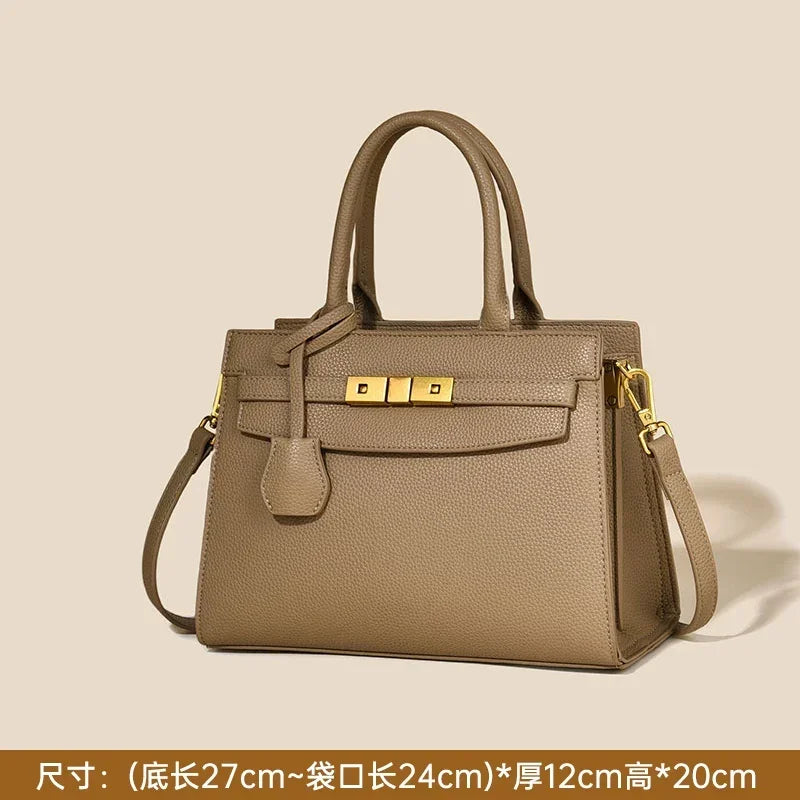 Classic Elegant Ladies Shoulder Bag From Luxury Brand In Premium Leather Famous Designer Popular Messenger