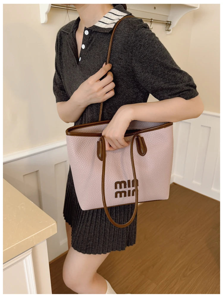 Luxury Handbag For Women, Leather Crossbody Bag With Detachable Strap Elegant Classic Design Famous Brand