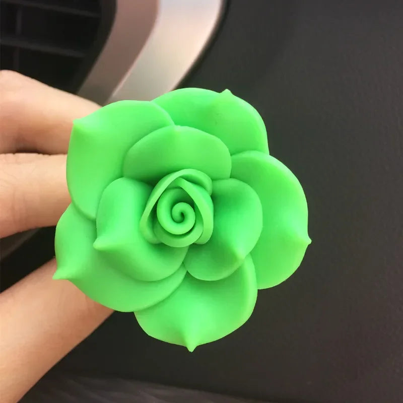 Flower Car Decor Clip Car Air Outlet Fragrant Perfume Clip Car Aroma Diffuser Air Freshener Auto Air Conditioning Clip Accessory