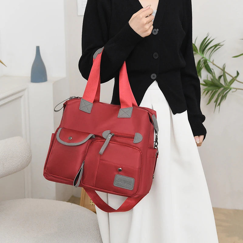 New Ladies Tote Bag Fashion Nylon Waterproof Casual Shoulder Bag Mummy Bag Large Capacity Messenger Bags