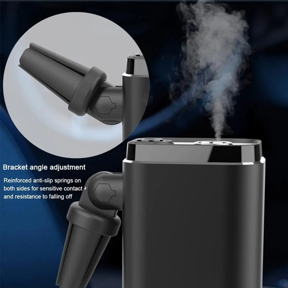 Smart Car Aromatherapy Diffuser Essential Oil Mist Humidifier Air Freshener Vent Clip Fragrance Diffuser For Auto Aromatherapy