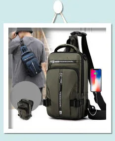 Men's Canvas Drop Leg Bag Motorcycle Multi-purpose Messenger Shoulder Bag High Quality Belt Hip Bum Waist Fanny Pack for Camping