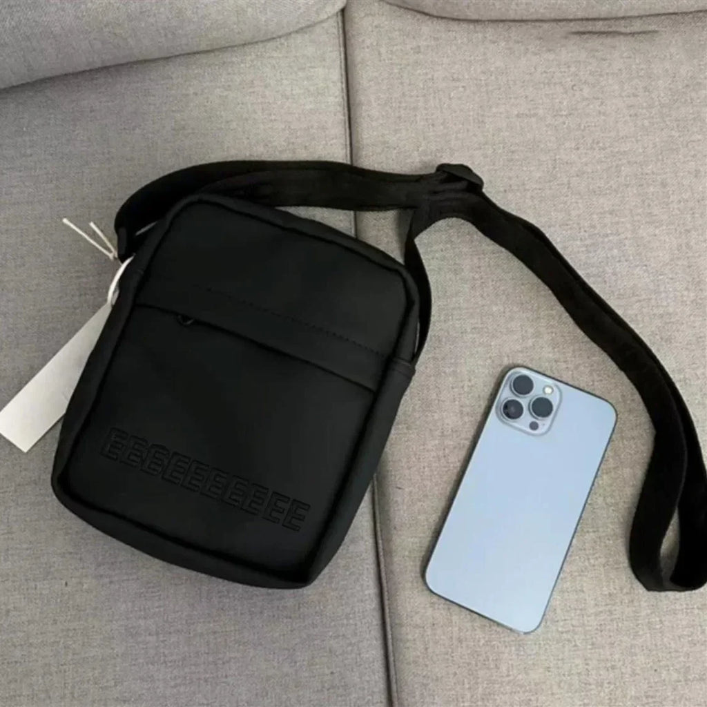 Luxury Design 3D Letters Crossbody Messenger Small Bag Unisex Belt Bag Versatile Travel Waterproof Purse Zipper Shoulder Bag