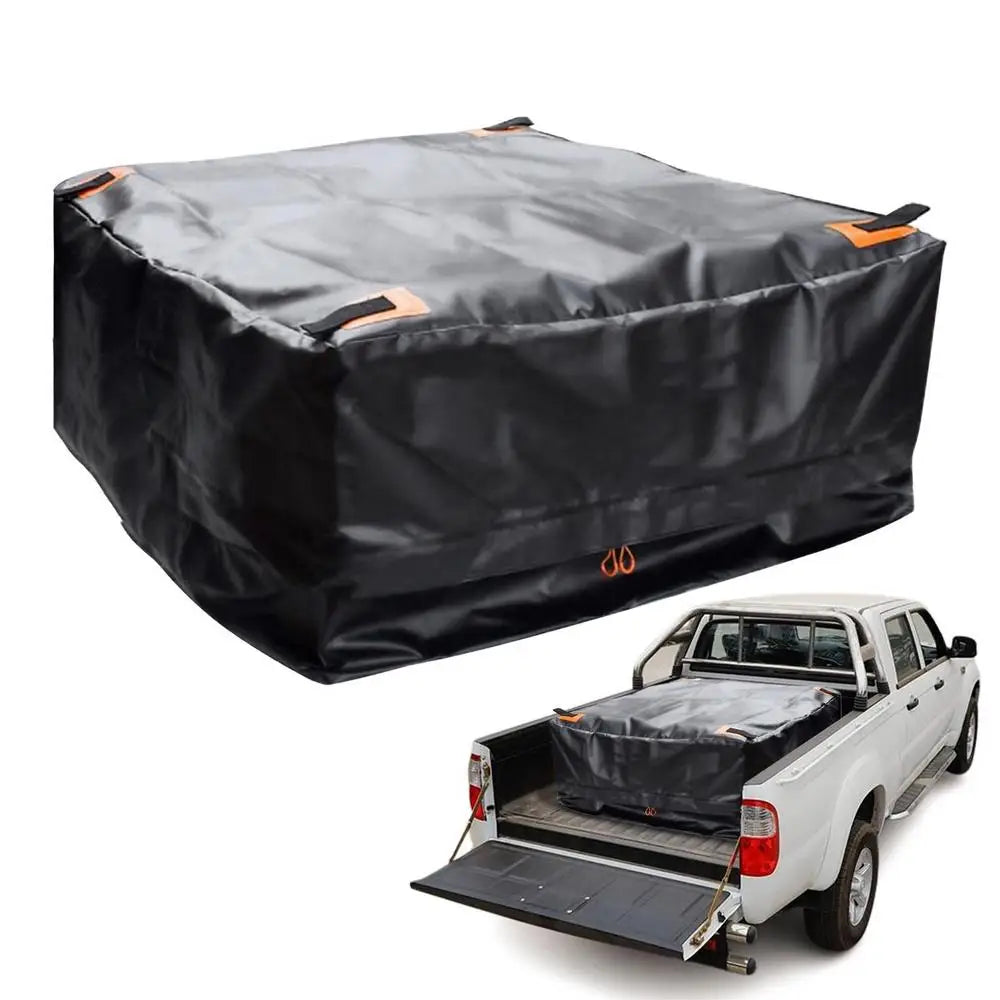 Pickup Truck Roof Bag Car Roof Cargo Carrier Waterproof Sun Protection PVC Car Storage Zip Bag Rooftop Oxford Cloth Cargo Bag