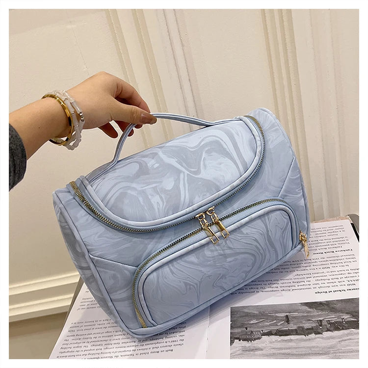 2025 New Luxury Portable Makeup Bag Cosmetics Storage Cases Large Capacity Organizer Travel Toiletry Wash Bag Multifunction Bags
