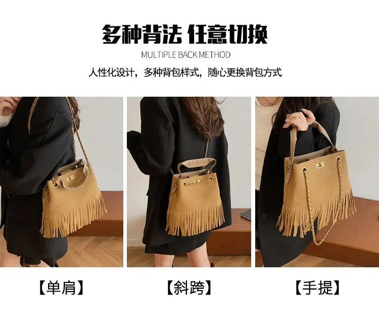 High-End Women's Shoulder Bag Made Of Premium Leather With Trendy Design And Paris Vintage Style