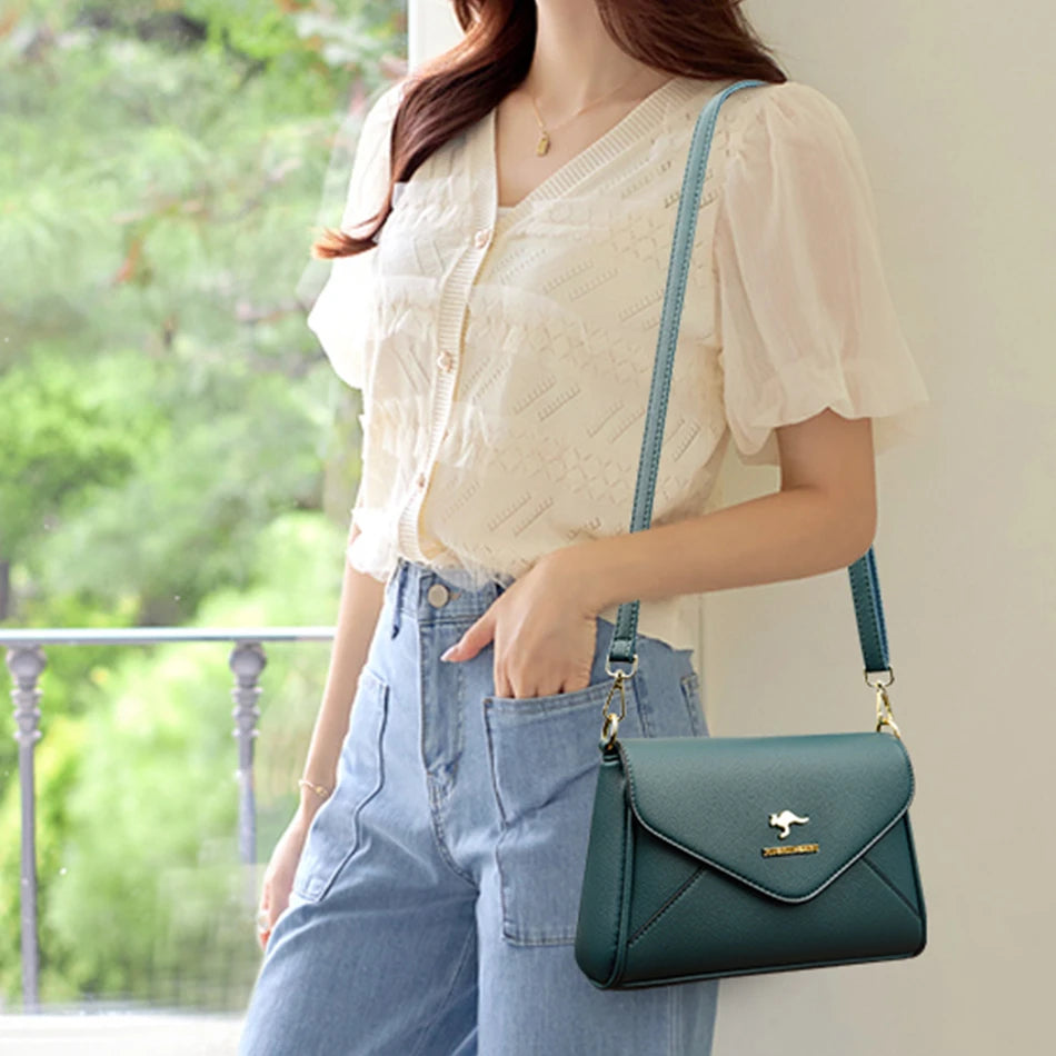 Luxury Designer Ladies Handbags High Quality Leather Shoulder Bags for Women 2024 Female Crossbody Bag Purses and Handbags Sac