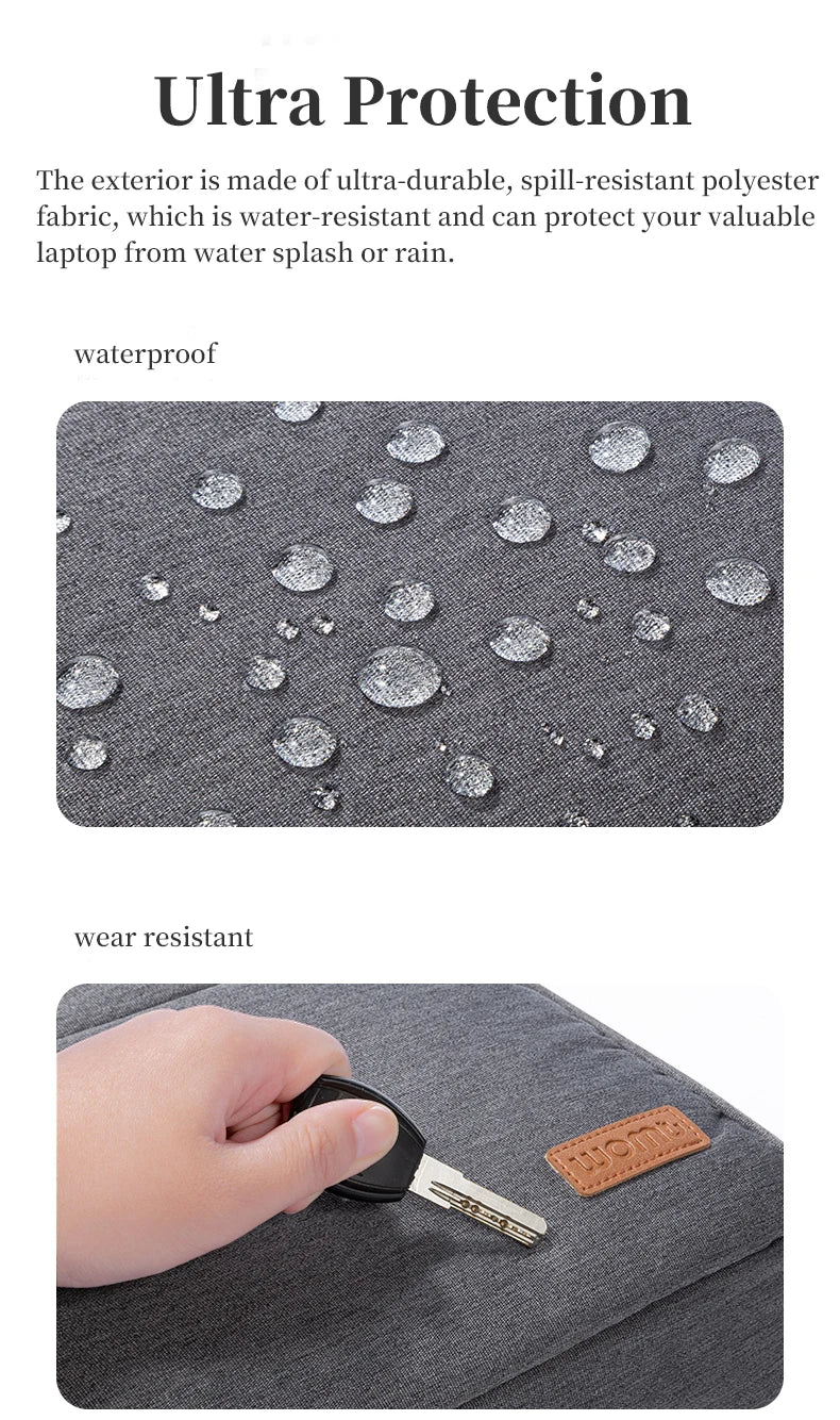 Laptop Bag 15.6 Inch Messenger Shoulder Handbag for Men Business School Travel Work Briefcase for MacBook Lenovo Acer Asus Dell