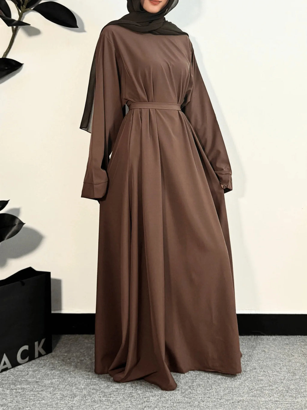 Muslim Abayas Women Kaftans Prayer Dress With Belt Full Sleeve Islamic Clothing Dubai Robe Ramadan Dresses Women Jilbabs