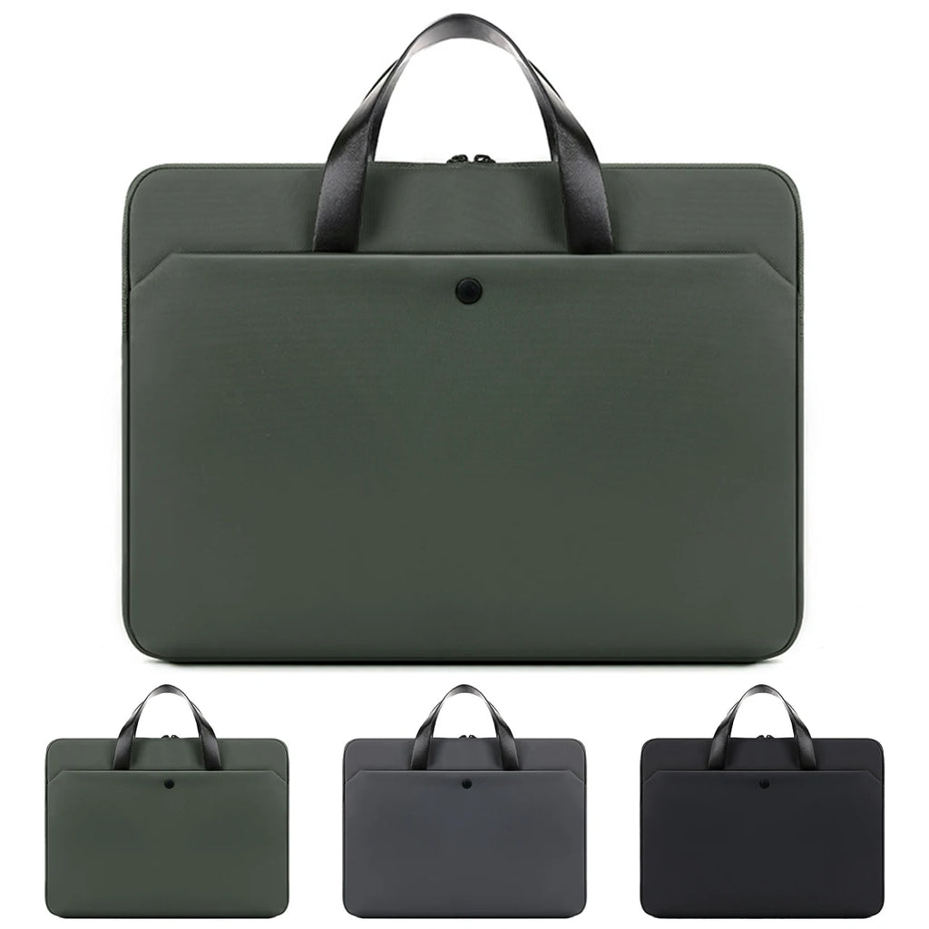 Laptop Bag 15.6 Inch Notebook Sleeve Bags For Macbook Air Pro 15 16 Portable Case Computer Shoulder Handbag Waterproof Briefcase