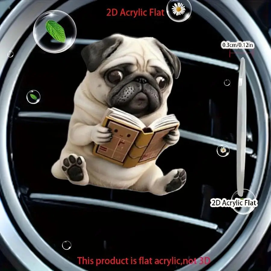 Cute Dog Air Freshener Diffuser Outlet Vent Perfume Outlet Ventilation Clips Car Air Decoration Clip Diffuser Interior Arom I2N2