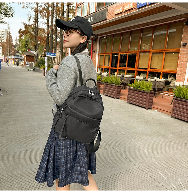 Luxury Brand Lady Fashion Backpacks High Quality Large Capacity Shoulder bags Waterproof Multi Functional Women's Handbags