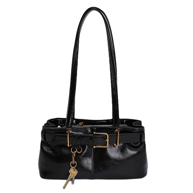 Shoulder Bag for Going Out to Work, Autumn and Winter Retro High-End Bag for Women, 2025 New Shoulder Underarm Bag 1257JC