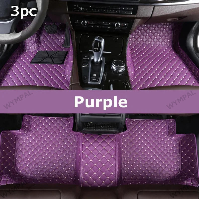 Car Floor Mats For Ford Fiesta Mk6 Mark VI Mk7 WS WT WZ 2009~2016 Anti-dirt Pads Car Carpet Non-slip Auto Rug Car Accessories