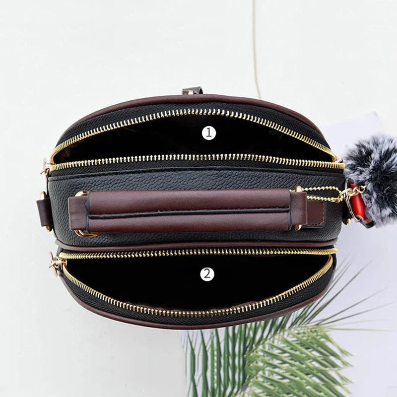 Luxury Handbags Women Bags Designer PU Leather Solid Color Messenger Bag Fashion Shoulder Crossbody Bags Girls Tassen Tote