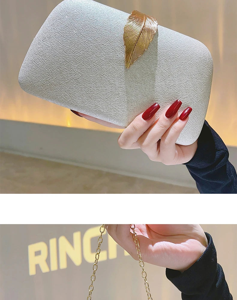 Evening Clutch for Women Fashion Formal Dinner HandBag Bridesmaid Wedding Clutch Luxury Shoulder Chain bag Cocktail Party Purse