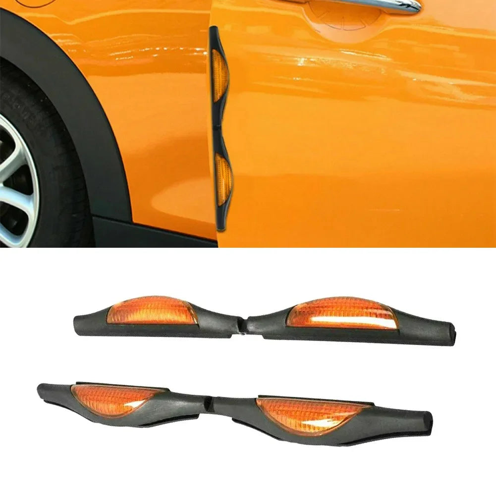 Protect Edges Car Door Protectors Guards Prevent Door Protection Strip High Quality Orange Reflector Door Parts Useful