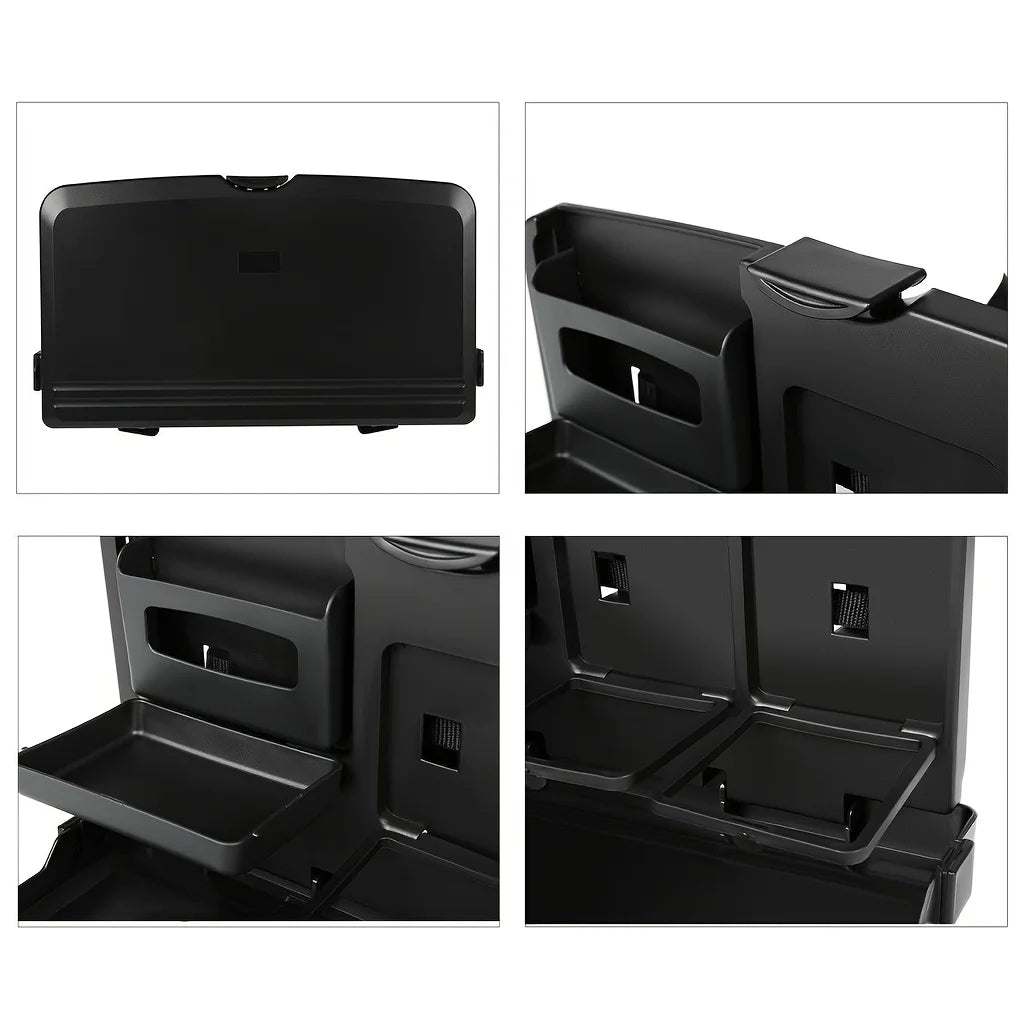 Car Backseat Tray Table,Foldable Seat Back Laptop Desk,Vehicle Eating Food Tray With Phone Holder,Passenger Travel Tray