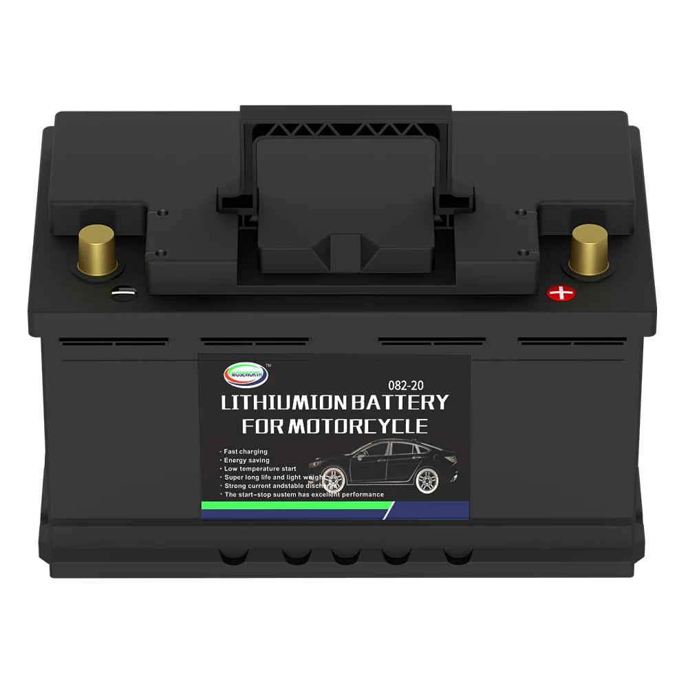 LiFePO4 Car Battery Built in BMS 70Ah 82Ah 100Ah 120Ah CCA 1300 1600 1900 2300A Car Jump Starter Lithium Iron Battery for RV Van