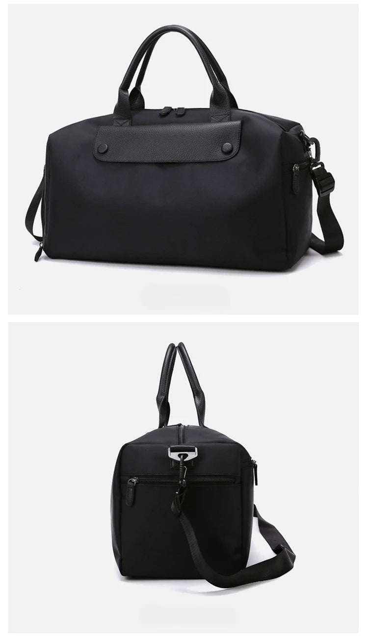 Sports Gym Bag for Women Travel Duffle Bag with Shoe Compartment & Wet Pocket Fitness Weekender Overnight Luggage Yoga Bag