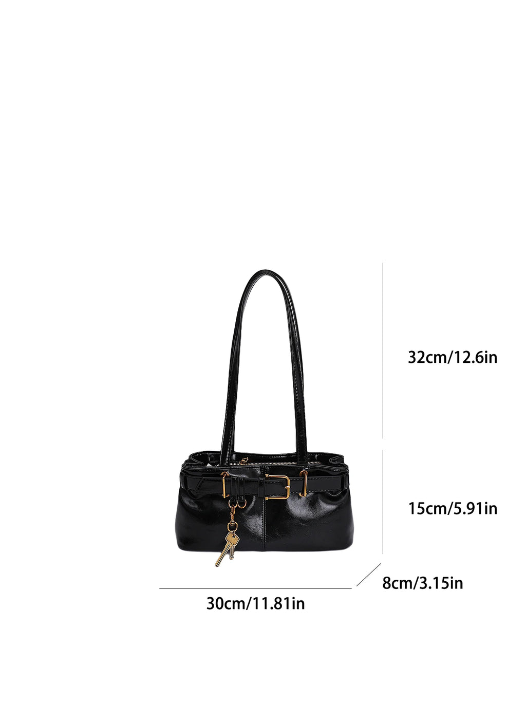 Shoulder Bag for Going Out to Work, Autumn and Winter Retro High-End Bag for Women, 2025 New Shoulder Underarm Bag 1257JC