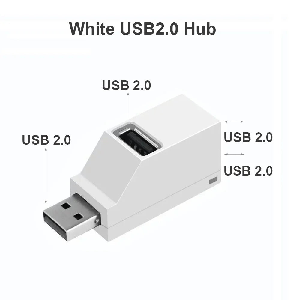 USB 3.0 HUB Extender Car Splitter Multi Port USB Hubs 2.0 For Laptops Office Multi Function Reading U Disk USB Charging Adapter