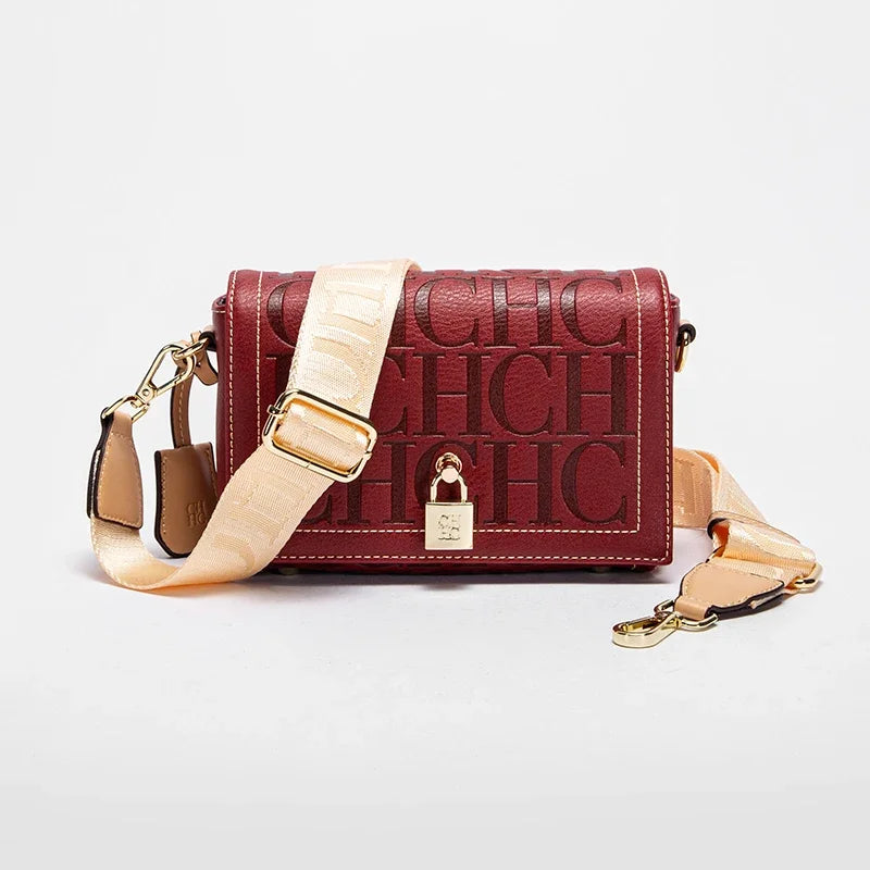 Fashionable Classic Light Luxury Letter PU Material Crossbody Bag Design Exquisite Craftsmanship Women's New Shoulder Bag