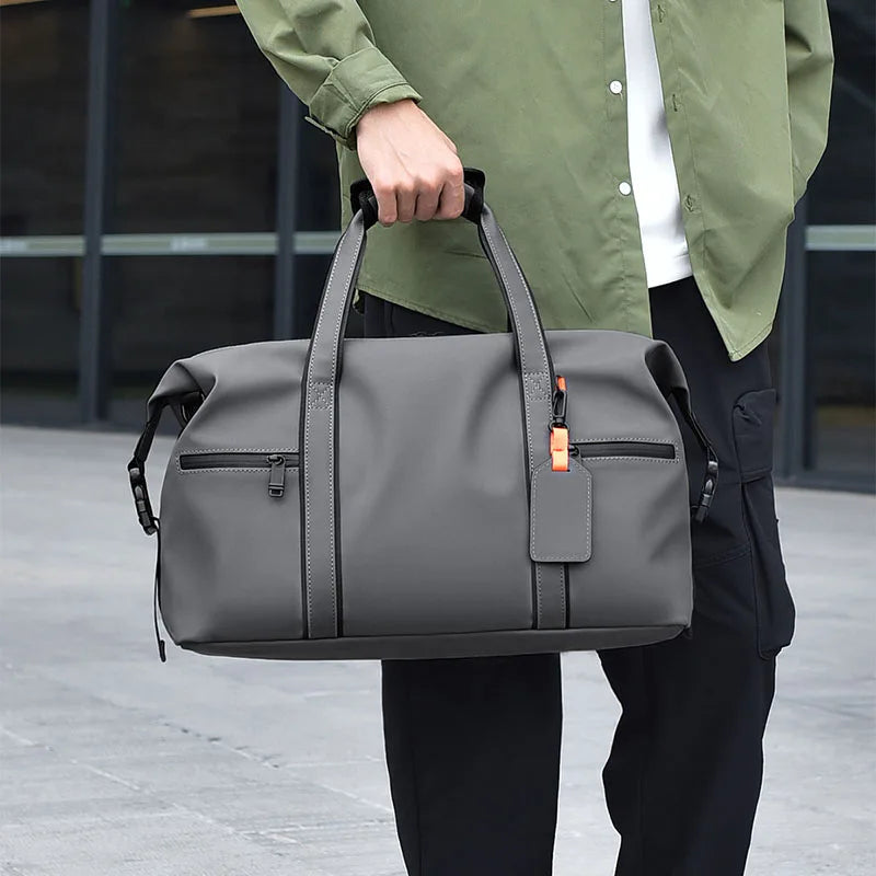 Gym Bag Men Hand-Held Luggage Bag Short Distance Large Capacity Travel Luggage Bag Business Trip Lightweight Travel Leisure Bag