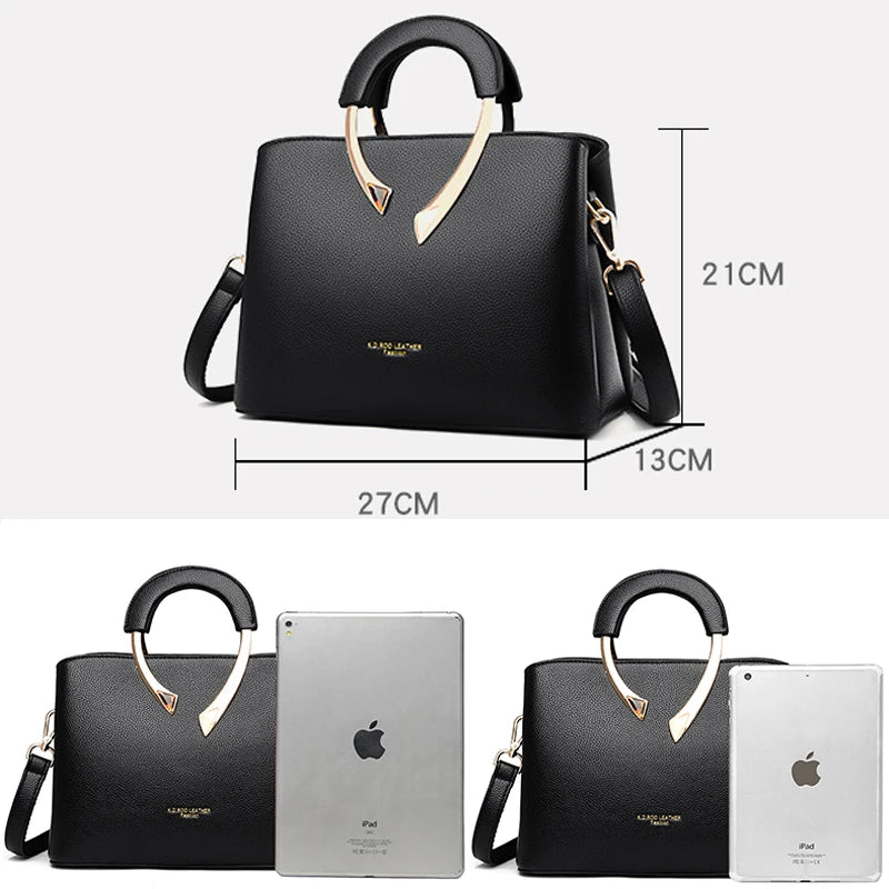 Luxury 3 Layers Handbag Women Bags Designer Vintage Ladies Shoulder Crossbody Bags 2025 Bolsa Feminina Messenger Casual Tote Sac