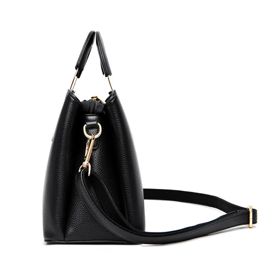 Luxury 3 Layers Handbag Women Bags Designer Vintage Ladies Shoulder Crossbody Bags 2025 Bolsa Feminina Messenger Casual Tote Sac