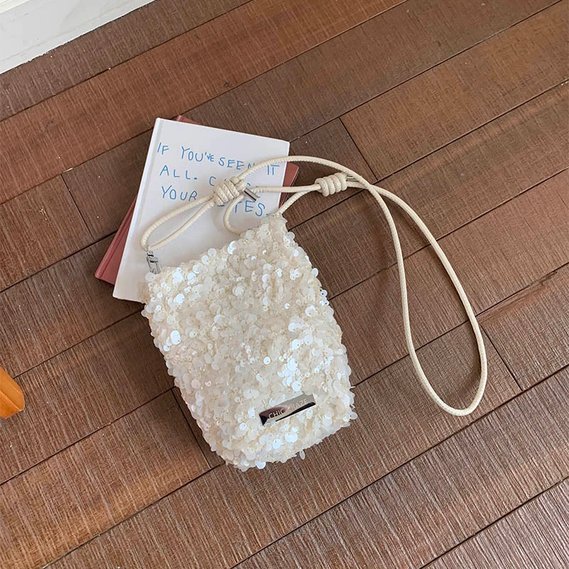 2025 New Large Sequined Bags for Women Are in Trend This Year – Large-Capacity Tote Bags with a Stylish Texture, Suitable as Sho