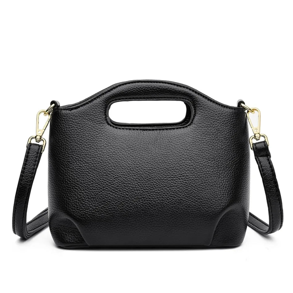 Retro Knurling Women Soft Pu Leather Top-Handle Bags Luxury Shoulder Crossbody Bags High Quality Purses and Handbags Sac A Main