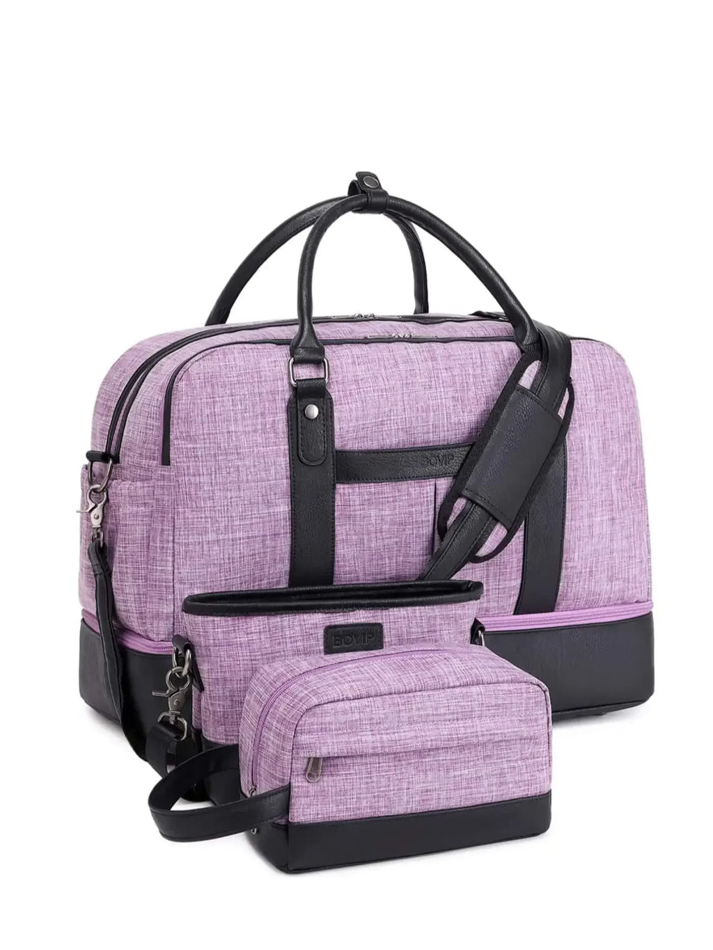 Large Capacity Travel Bag Handbag Tote Travel Bag Shoulder Weekend Bag with Shoe Compartment Breathable Travel Night Bags