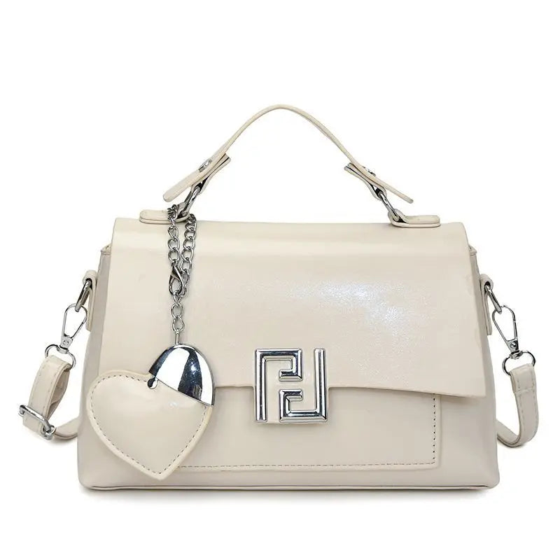 New Women's Handbag Mini Square Bag Commuter Single Shoulder Pink Polyester Casual Style Fashion Element Sewing Line