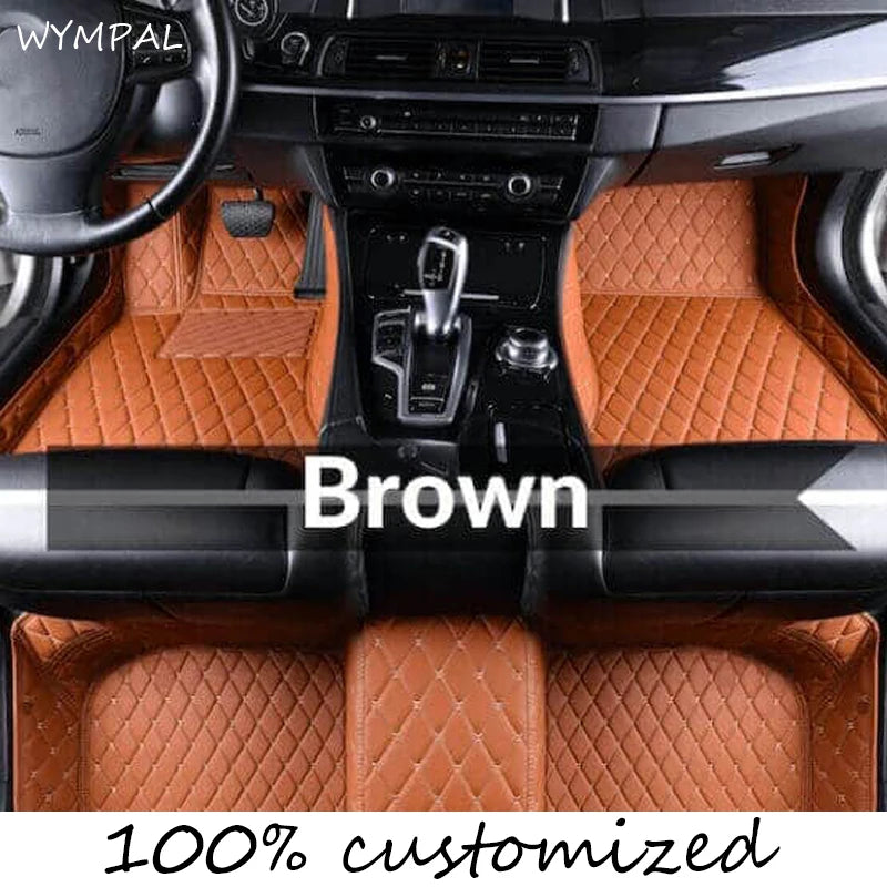 Custom Car Floor Mat for Audi A6 C7 Sedan sportback Allroad Avant 2007 2008 2009 2010 2012 2013 2014 2015 2016 2017 2018 styling