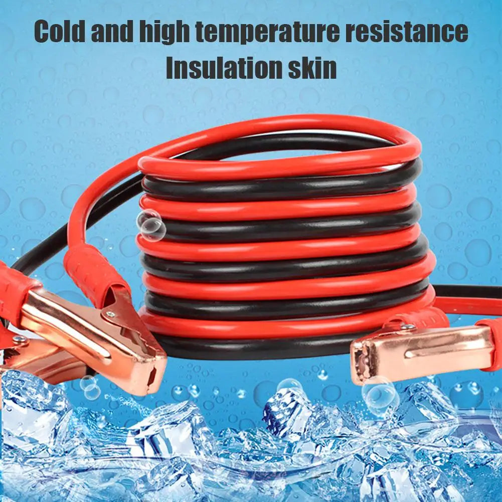 1.8 M 500A Car Battery Jump Cable Booster Cable Line Emergency Jump Starter Leads Van SUV Double-ended With Clamps Clips