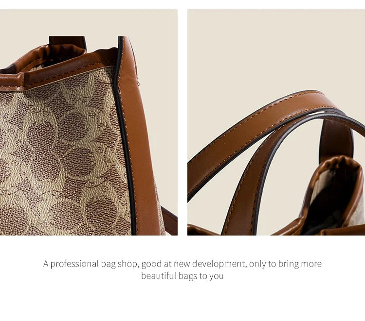 Premium Edition Women Crossbody Bag Luxury Vintage Leather Handbag High End Shoulder Tote Luxury Series