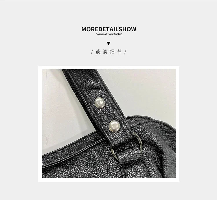 Female Hobo Handbag Large Capacity Shoulder Bags Big Stylsih Tote Bag Ladies Soft Leather Hobos Messenger Bags Women Shopper Bag