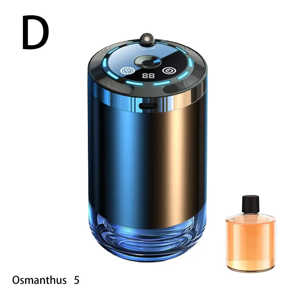 Car Diffuser Humidifier Car Air Freshener Multi-Function Aromatherapy LED Light USB Charger Essential Oil Diffuser Accessories