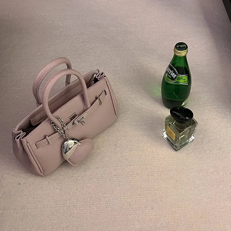 2025 new platinum bag women's versatile commuter high-end handbag messenger bag high value foreign shoulder bag